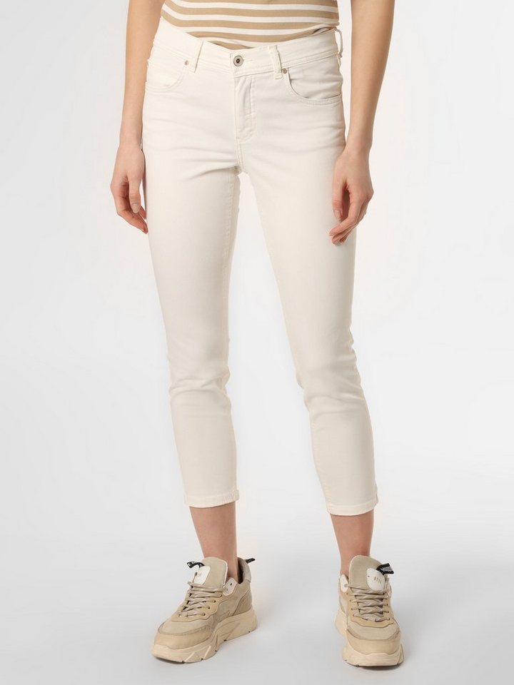 ANGELS 7/8-Jeans Jeans Ornella mit Organic Cotton, Label-Patch aus Leder  hinten am Bund