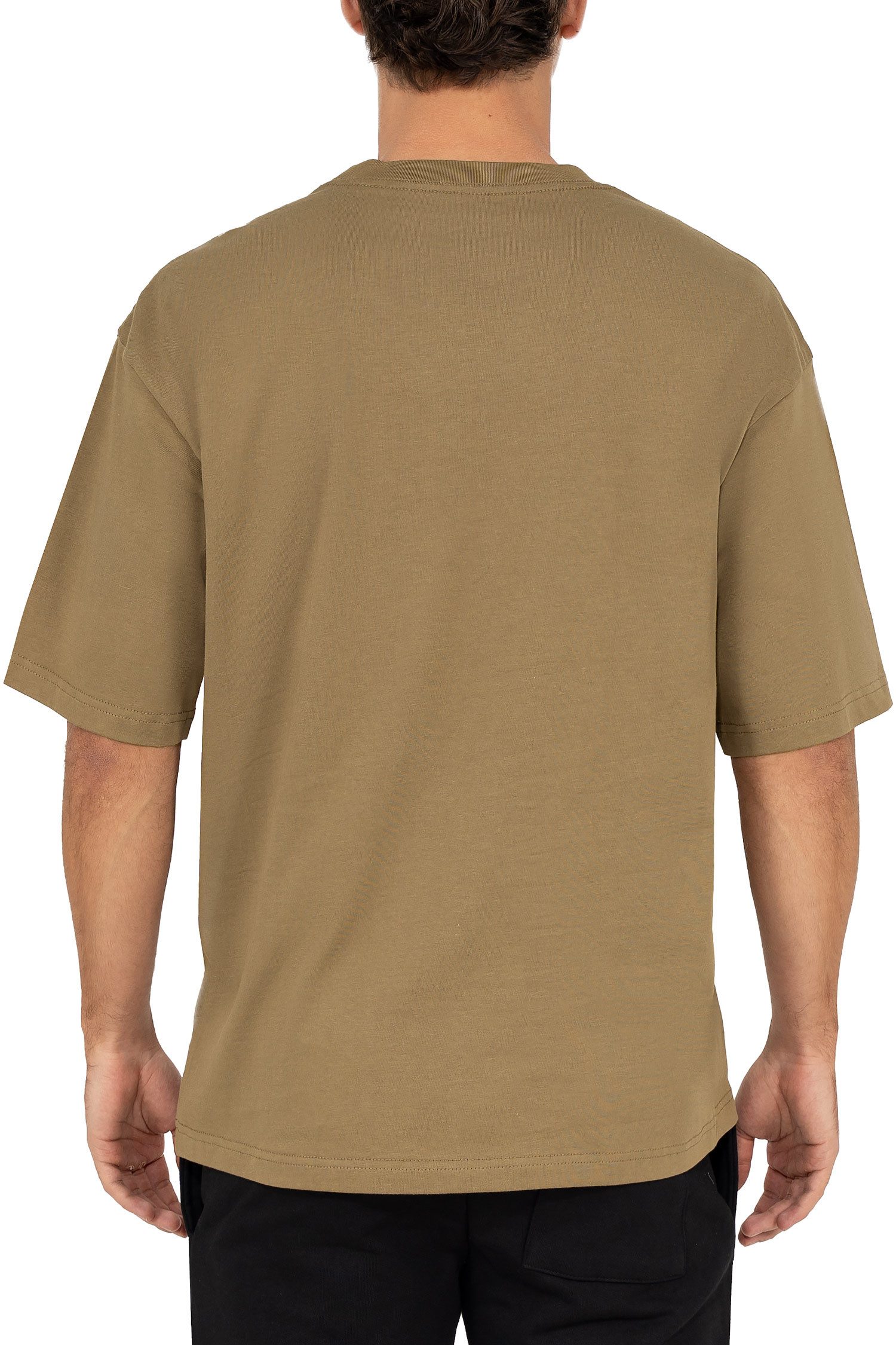 Reichstadt T-Shirt Kurzarm Rundhals Shoulder Drop Herren T-Shirt 25RS071 in günstig online kaufen