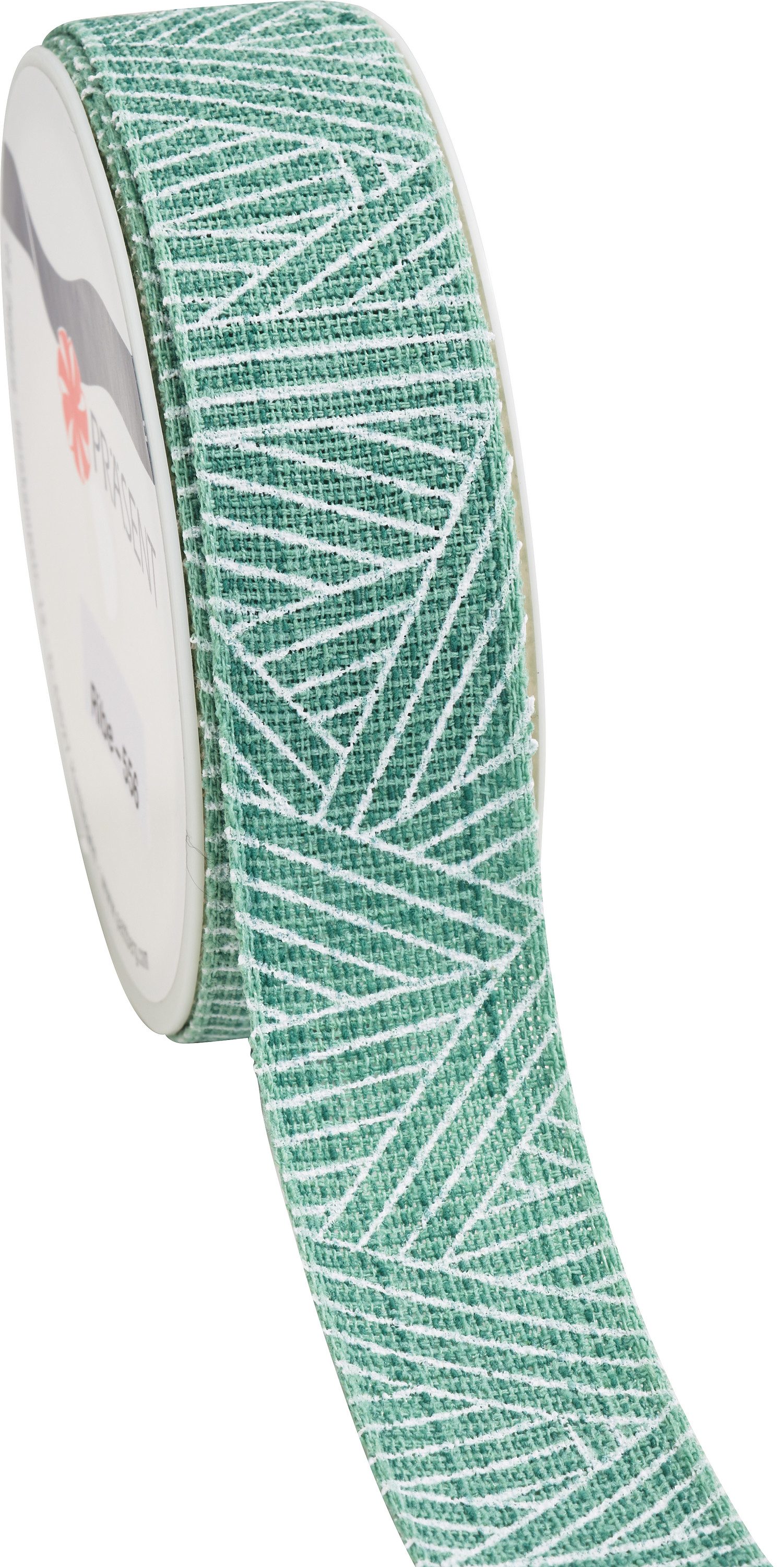 PRÄSENT Bastelband Leinenband 'Streifen', 2m