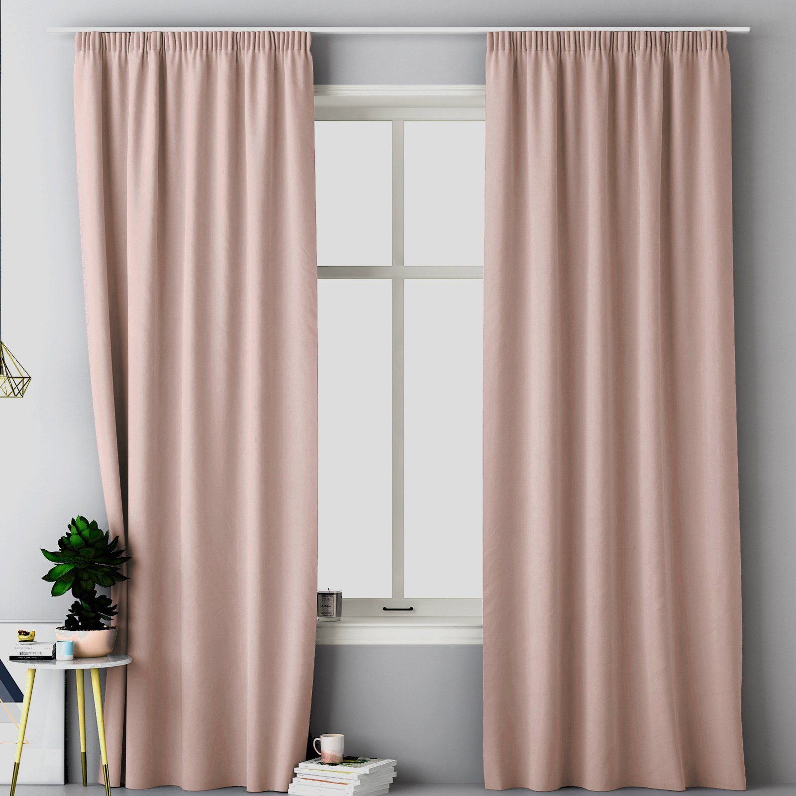 JEMIDI Gardine Blickdichter Vorhang 140x250cm in günstig online kaufen