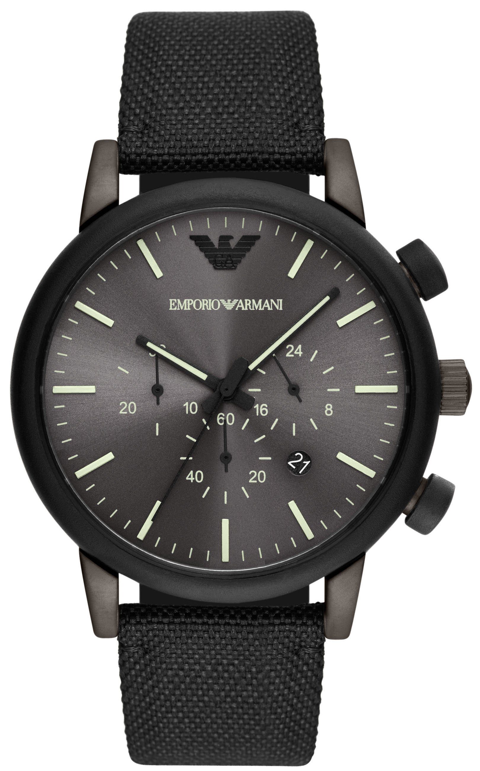 Herren Uhren Emporio Armani Chronograph AR11409