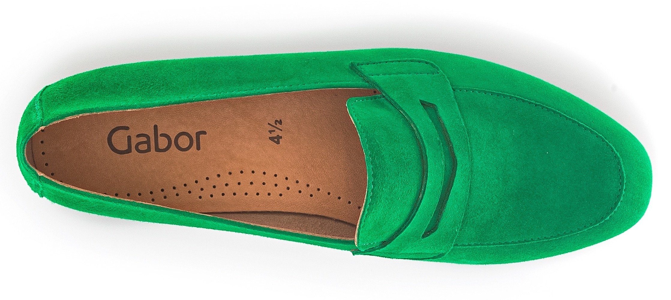 Gabor Loafer Slipper, Business Schuh mit Zierriegel und Blockabsatz