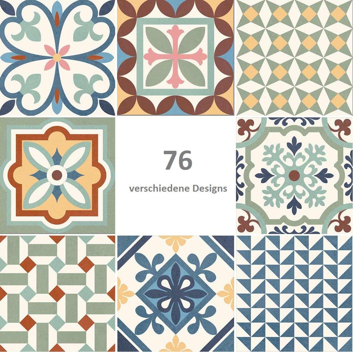 BOXTEC Bodenfliese VINTAGE MIX 16.5 x 16.5 Feinsteinzeug Wand- und Bodenfli günstig online kaufen
