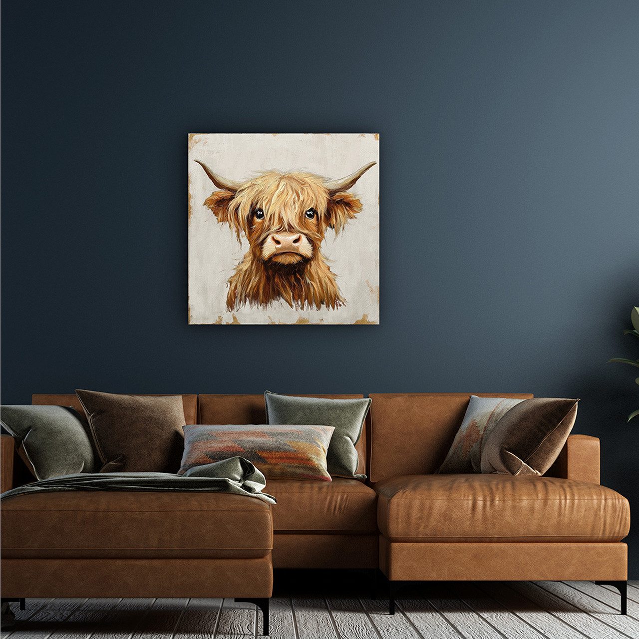 ArtUniverse Gemälde Cattle 60x60 cm, Cattle