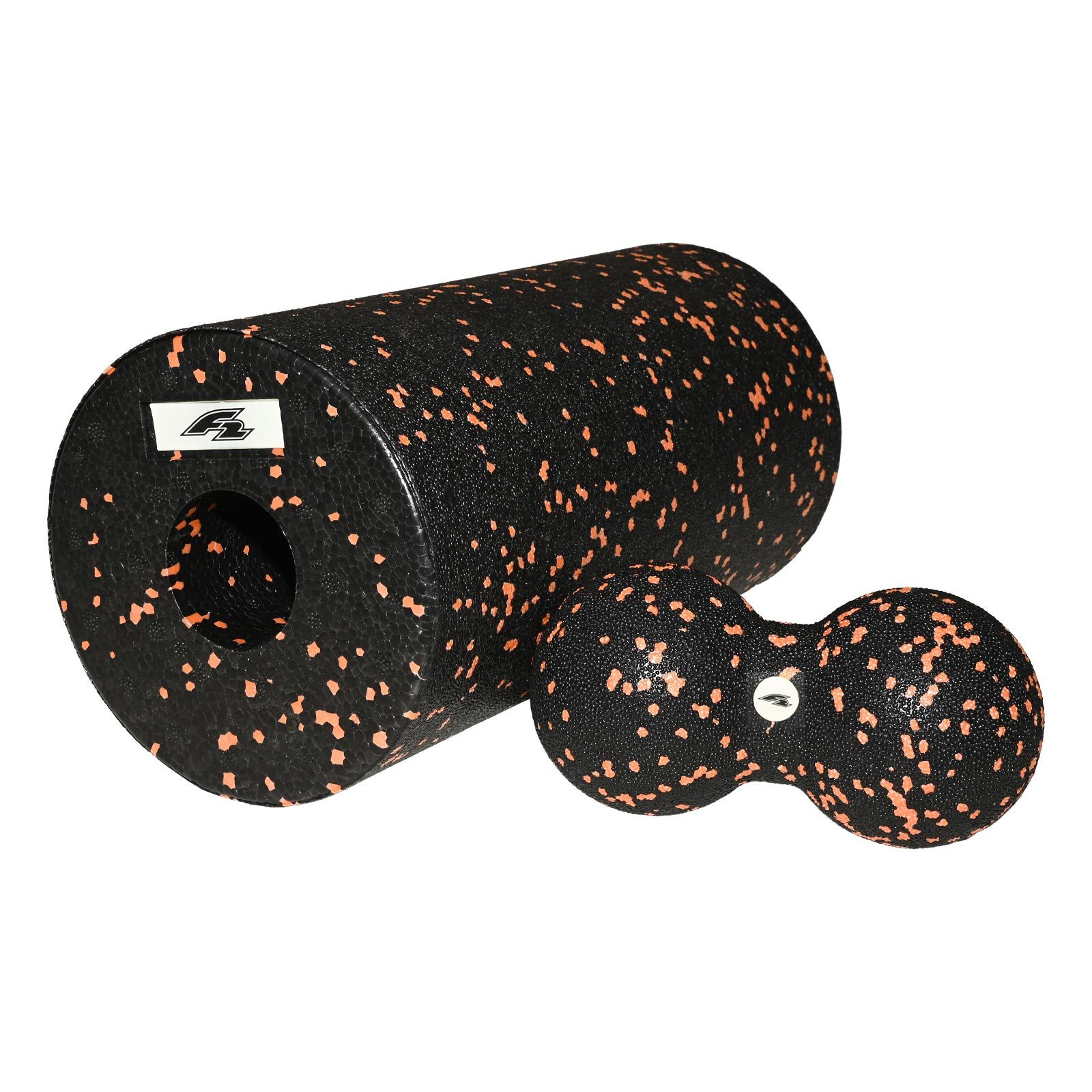 F2 Balanceboard F2 Faszien Massage Rolle mit Doppelball Set