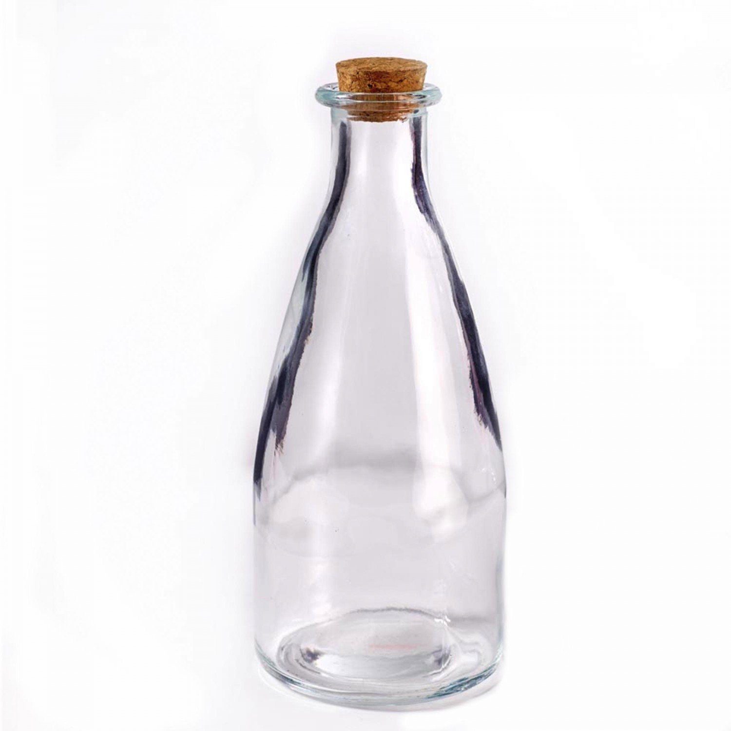 mitienda Vorratsglas Glasflasche mit Korkverschluss