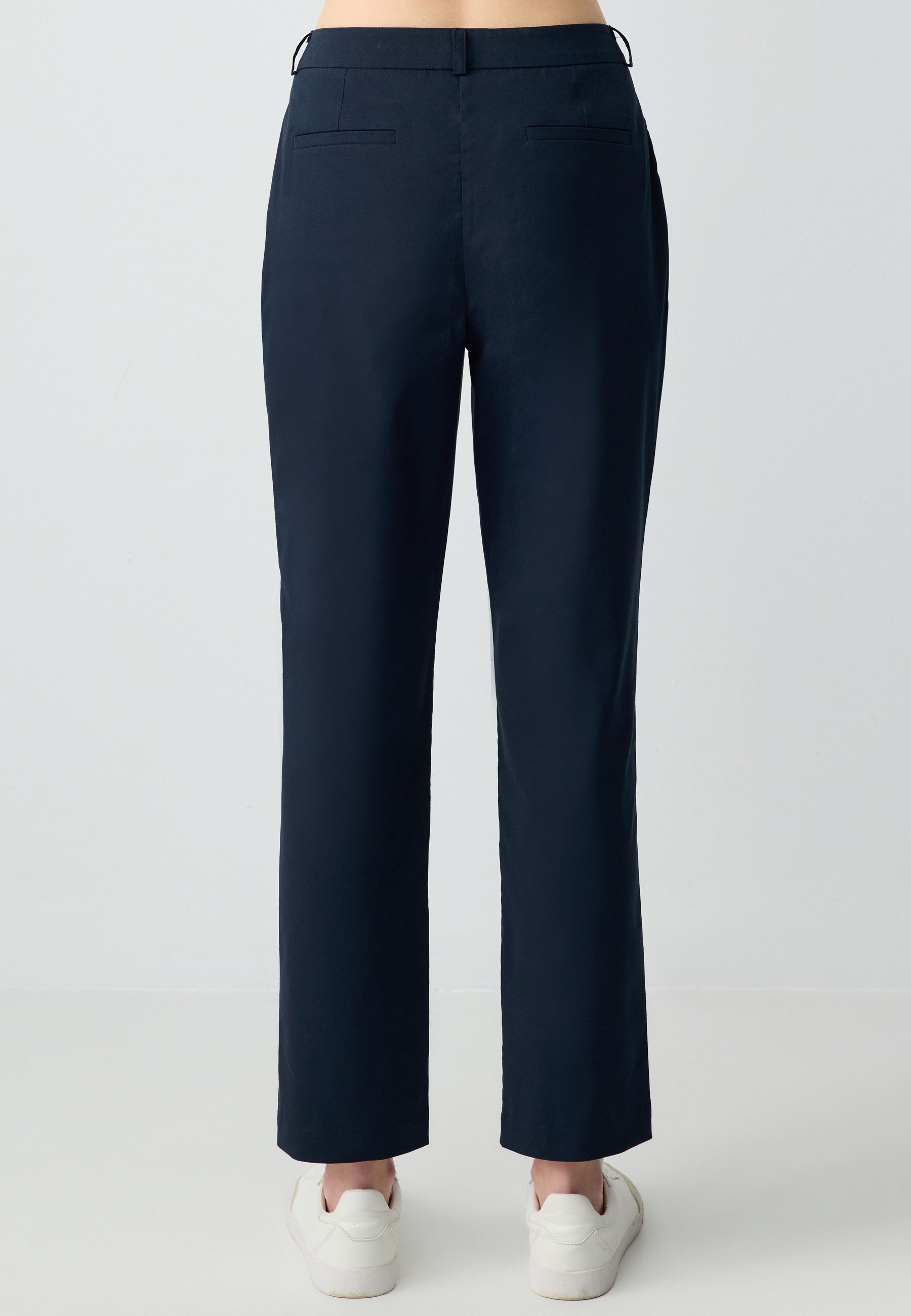 Jimmy Key Chinohose Geweven marineblauwe broek