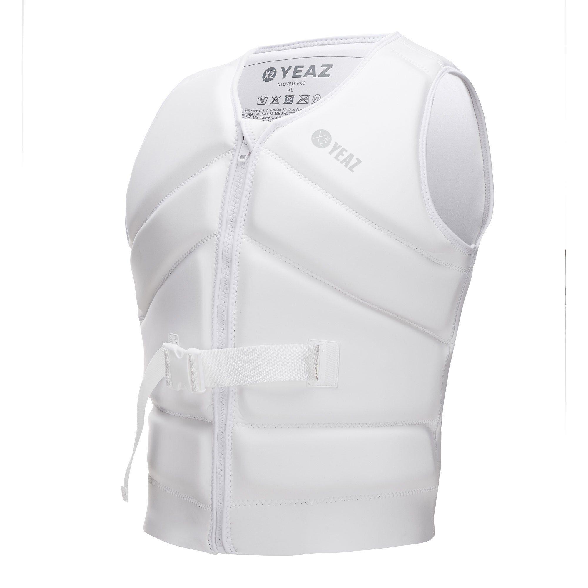 YEAZ Schwimmweste NEOVEST PRO Neoprenweste mit Gurt, Hochwertige Neopren Weste mit 50 Newton Auftrieb