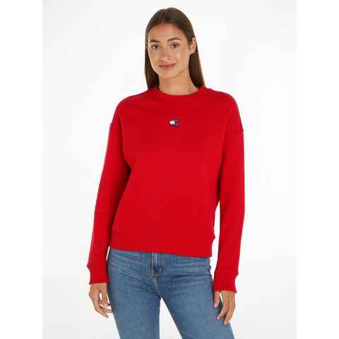 Tommy Jeans Sweatshirt mit Dropshoulder-Design und Frontlogo