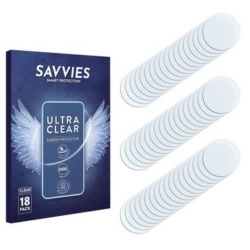 Savvies Schutzfolie für Samsung Galaxy S23 (NUR Kameraschutz), Displayschutzfolie, 18 Stück, Folie klar