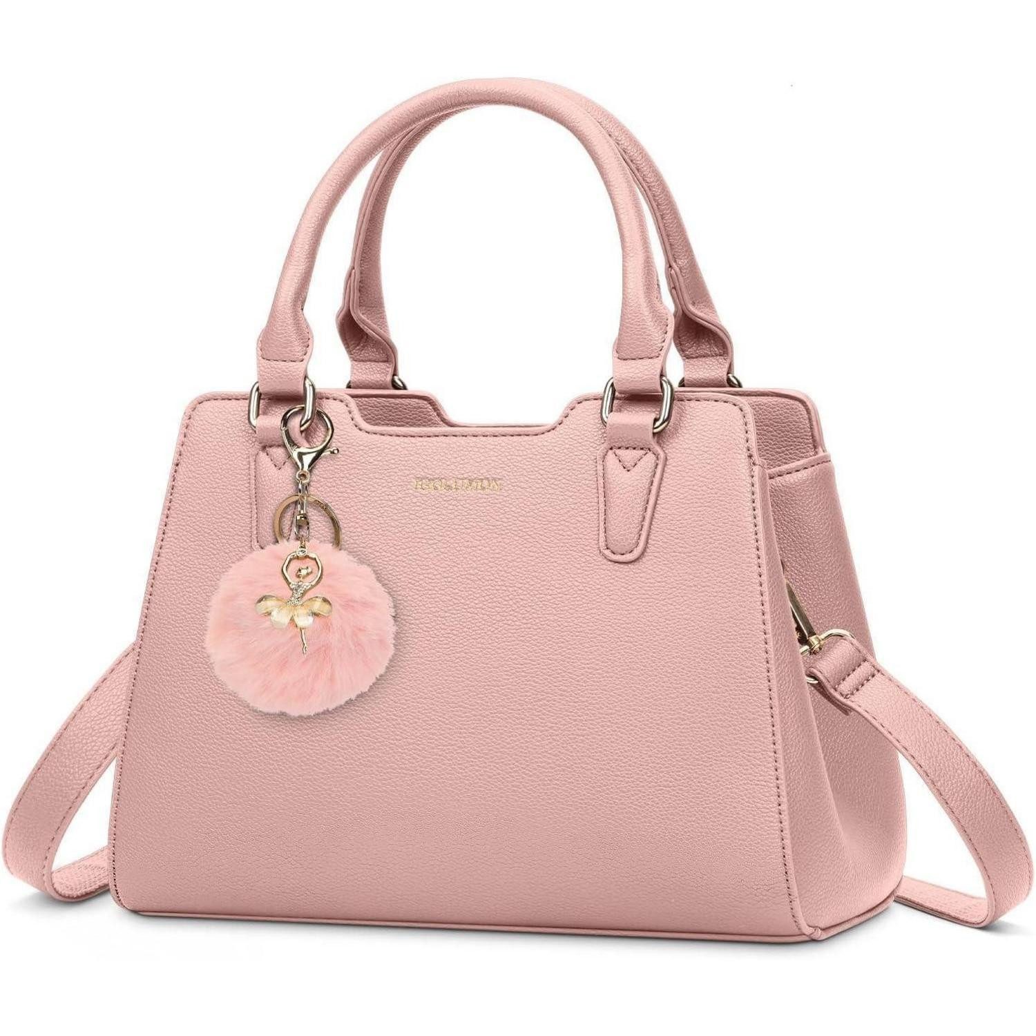 LuxusKollektion Handtasche Damen Handtasche Mittelgroß Schwarz Hochwertiges PU-Leder Henkeltasche