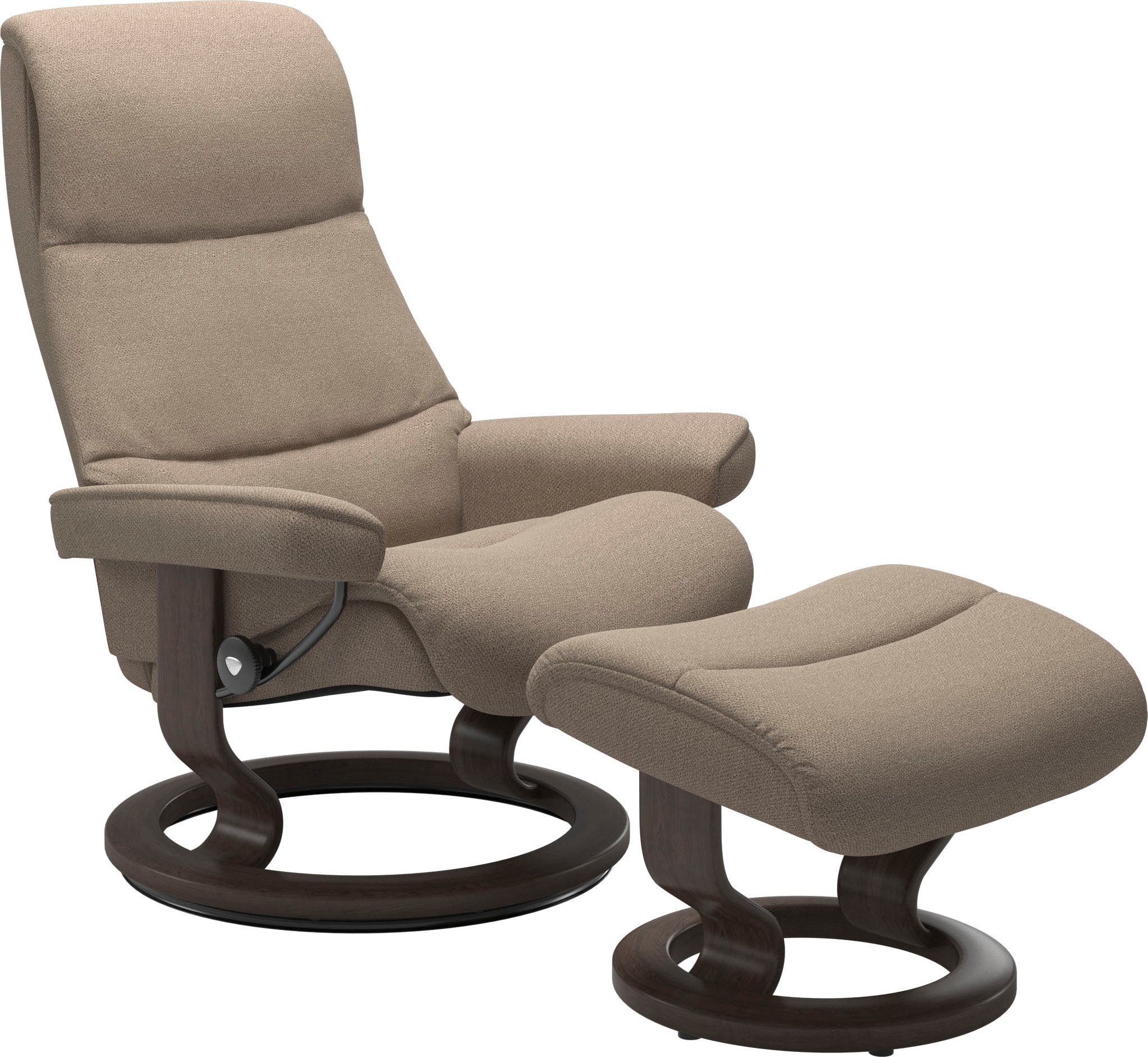 Base, mit Stressless® Classic Größe Relaxsessel View, Wenge S,Gestell