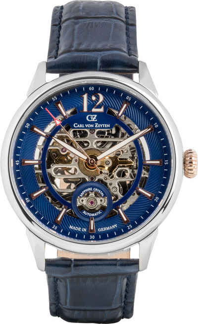Carl von Zeyten Automatikuhr Schramberg, Armbanduhr, mechanische Uhr, Herrenuhr, Made in Germany