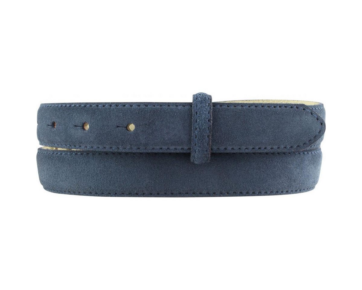 BELTINGER Ledergürtel Gürtel aus Veloursleder ohne Schnalle 2,5 cm - Velour-Ledergürtel für (1-St)