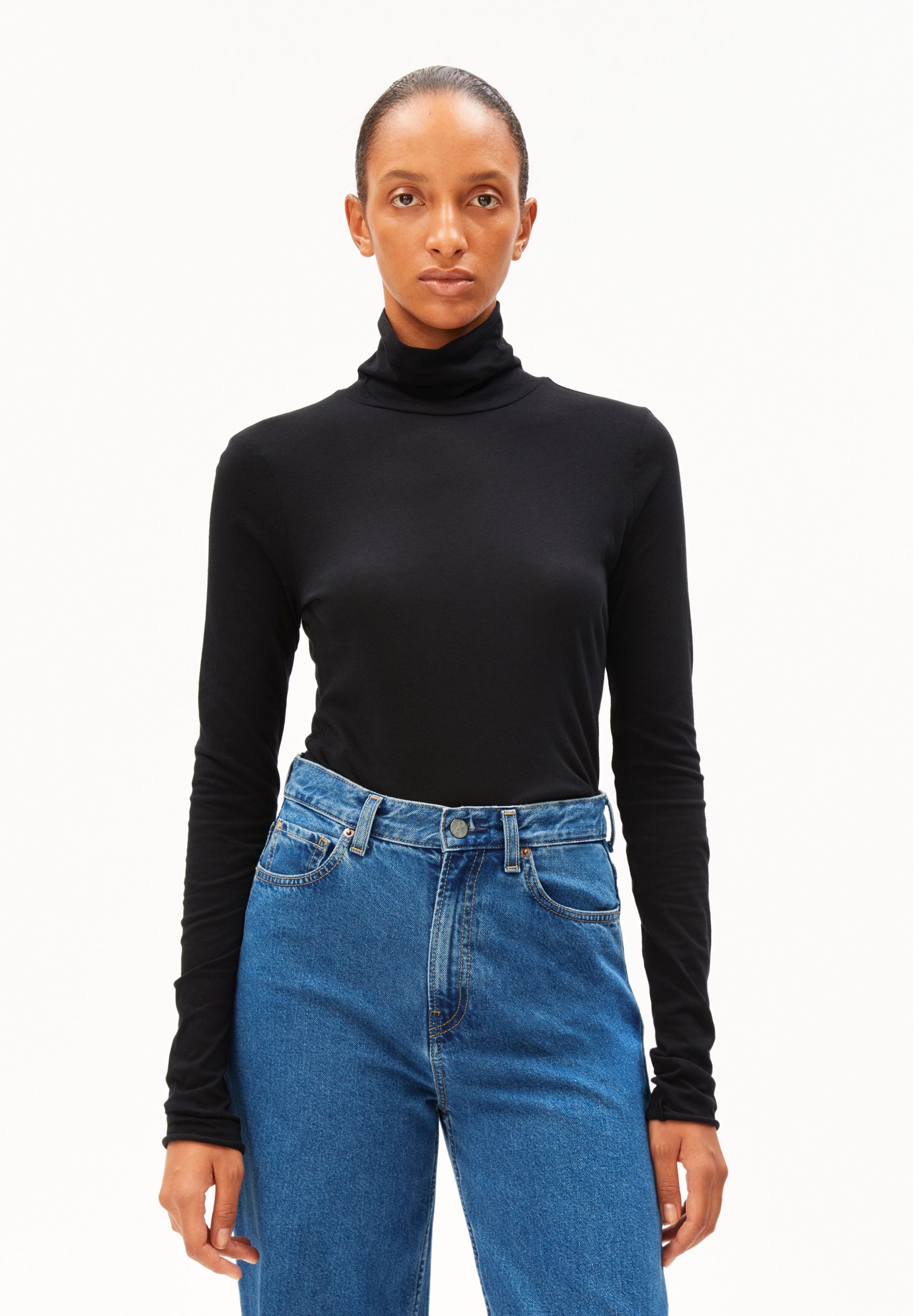 Armedangels Longsleeve GRAZILIANAA SOFT Longsleeve aus Bio-Baumwolle Slim Fit
