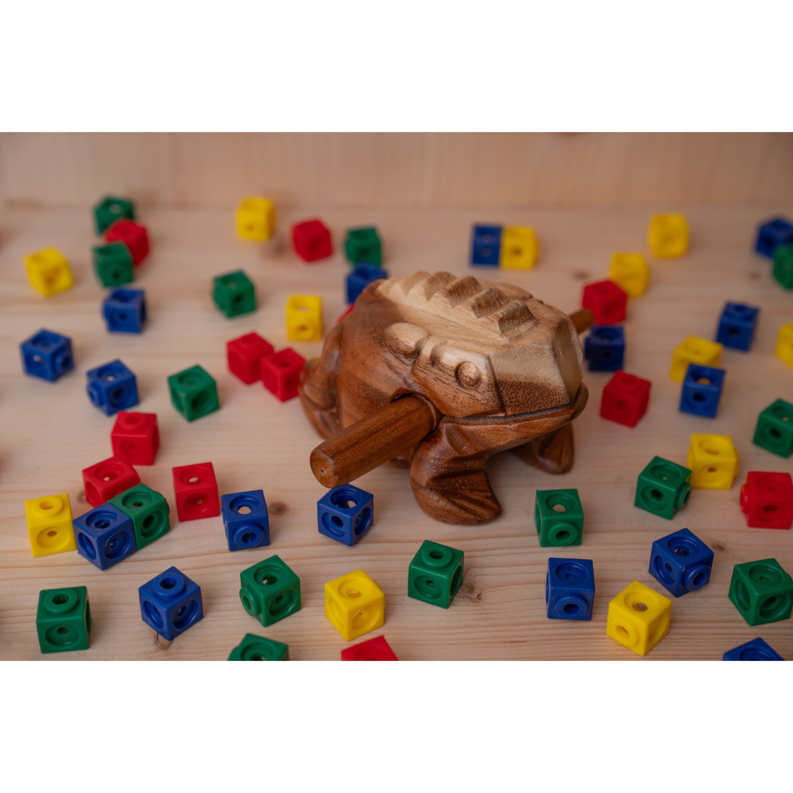 Meinl Percussion Guiro, Percussion, Guiros, NINO Wood Frog Güiro Large - Guiro