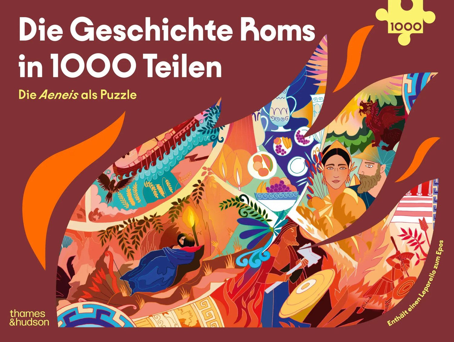 Laurence King Puzzle Die Geschichte Roms in 1000 Teilen, 1000 Puzzleteile günstig online kaufen