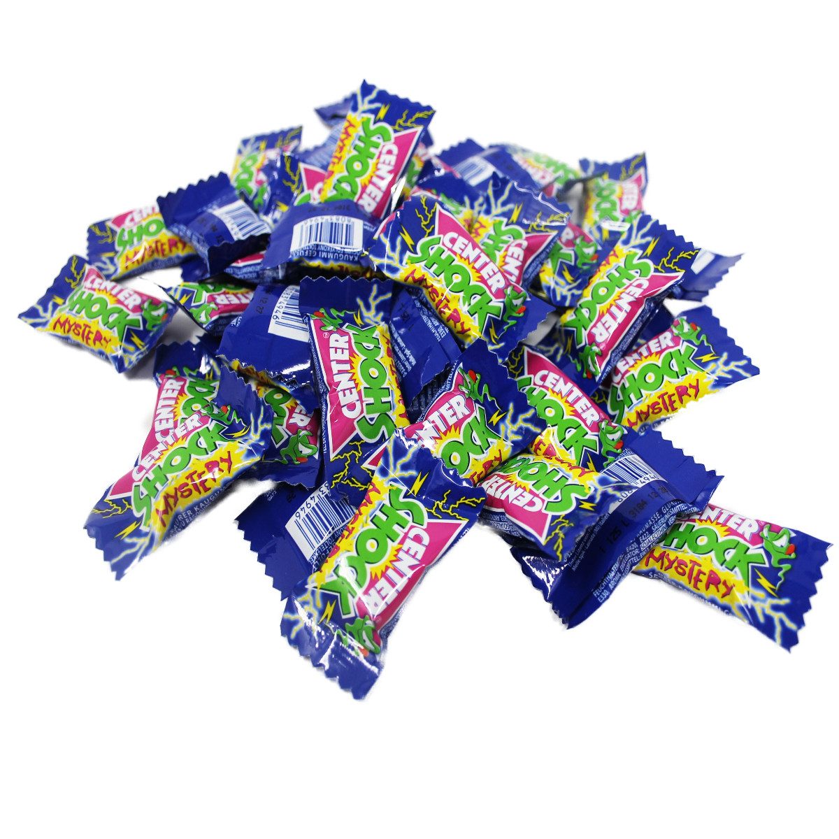 CENTER SHOCK Süßigkeit, Center Shock Mystery Mix extra saures Kaugummi einzeln verpackt 4g