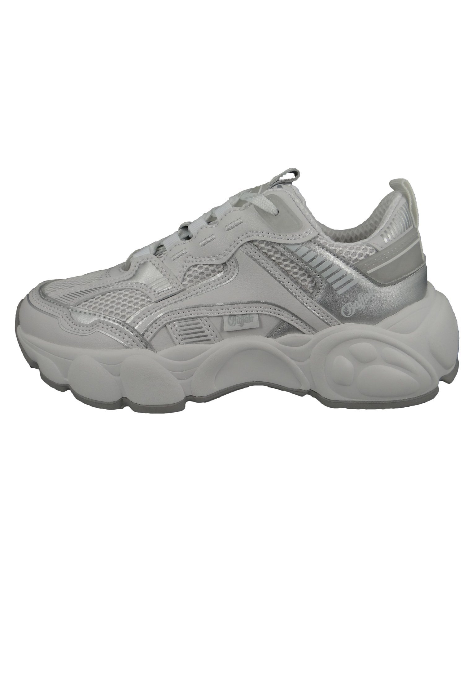 Buffalo 1630649 CLD Run Jog Low Top Vegan White/Silver Sneaker