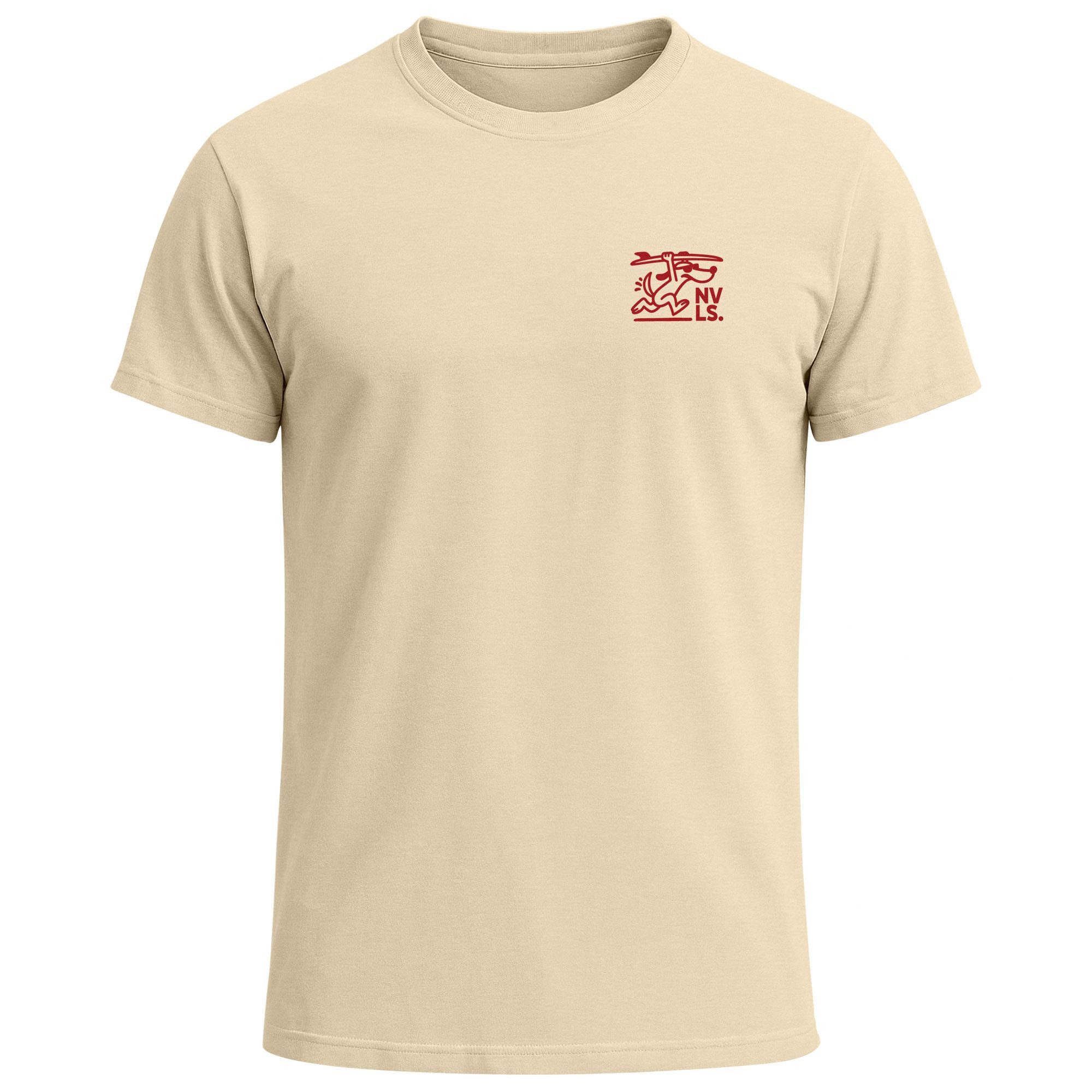 Neverless Print-Shirt Herren T-Shirt Backprint Surfing günstig online kaufen