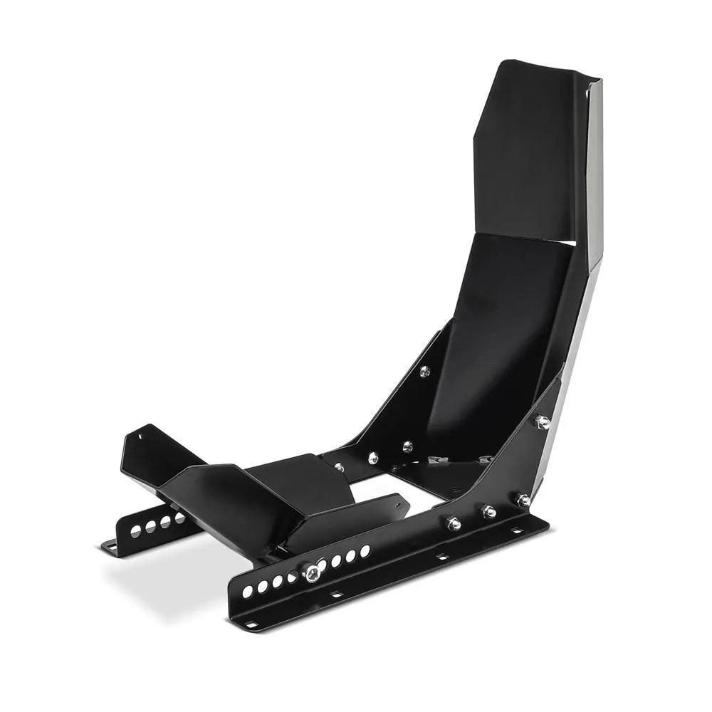 ConStands Motorradheber Easy Transport Fix - Motorrad Wippe Schwarz für Anhänger Vorderrad Tr