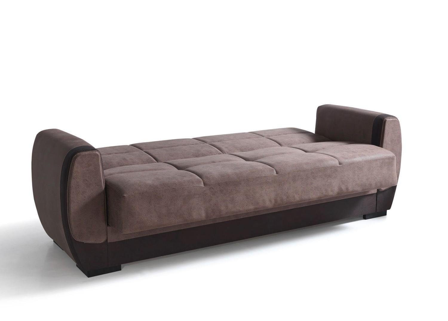 JVmoebel Sofa 3+1 Sitzer Made Sofa Holz Modern 3 Textil Europe Sofagarnitur Sessel, In Sitzer