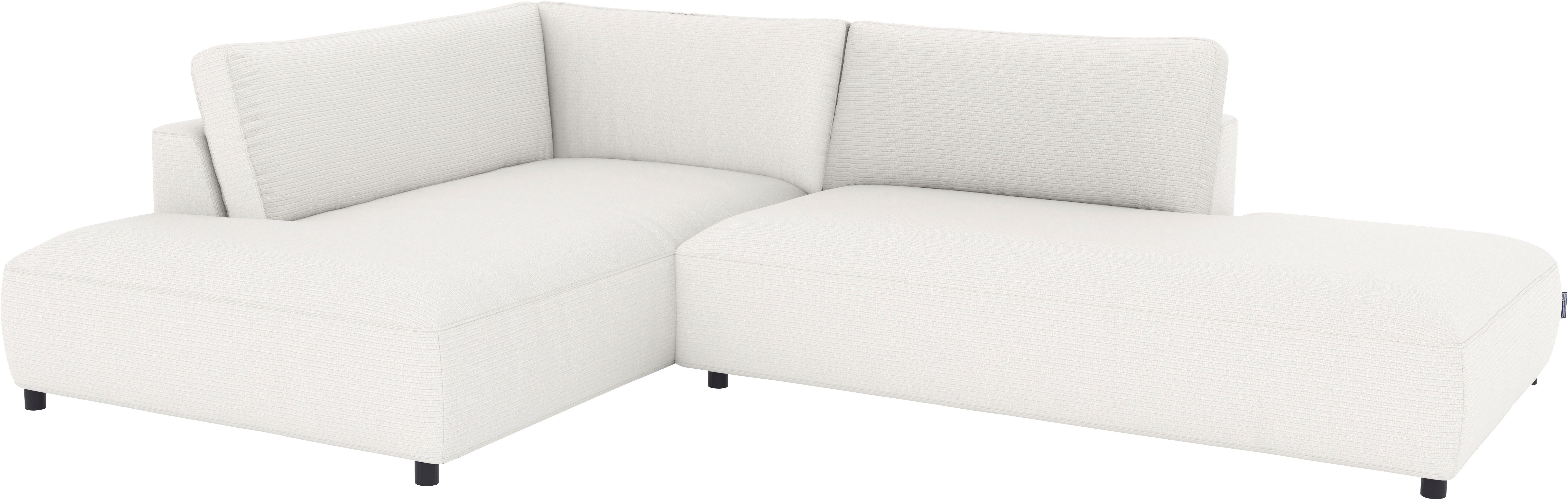 Musterring Ecksofa Lucia bequem, elegant & zeitlos, elegante Sofa ohne Armlehnen, mit großem Longchair, verschiedene Farben, B304 x T224 cm