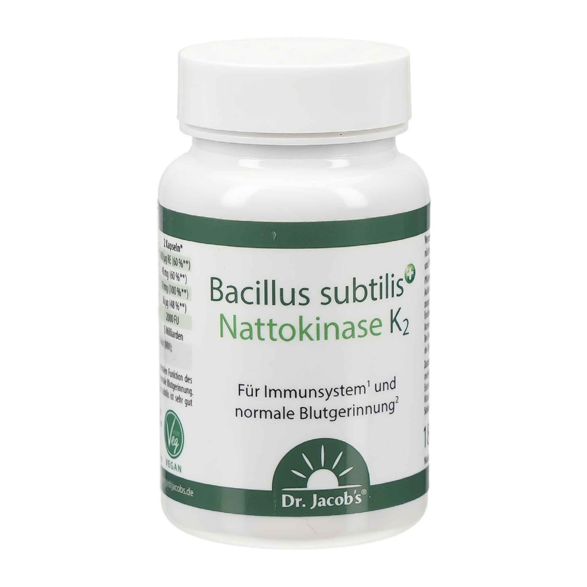 Dr. Jacob's Medical BACILLUS subtilis plus Dr.Jacob's Kapseln Kapsel