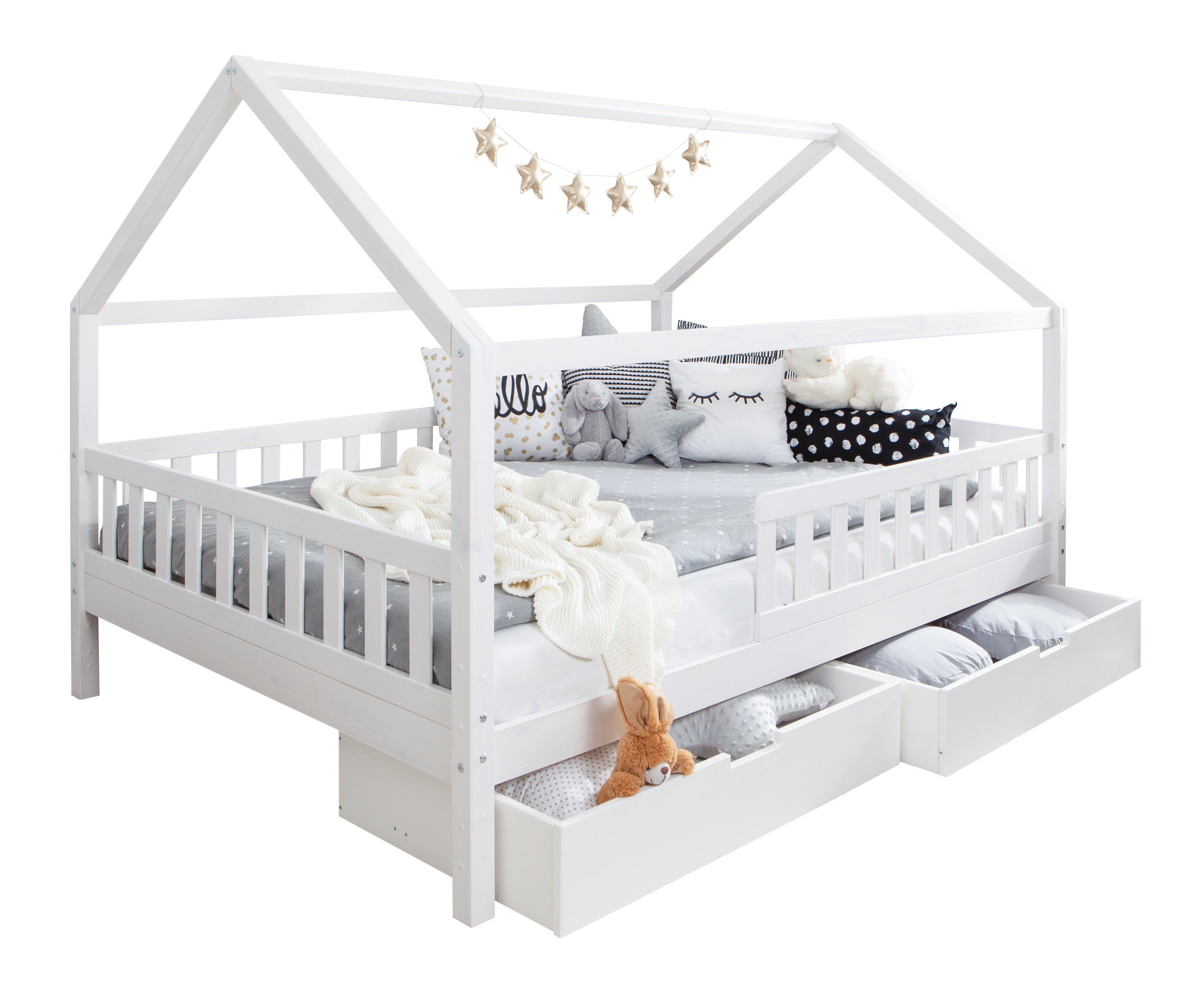 Hausbett 140x200 Wei