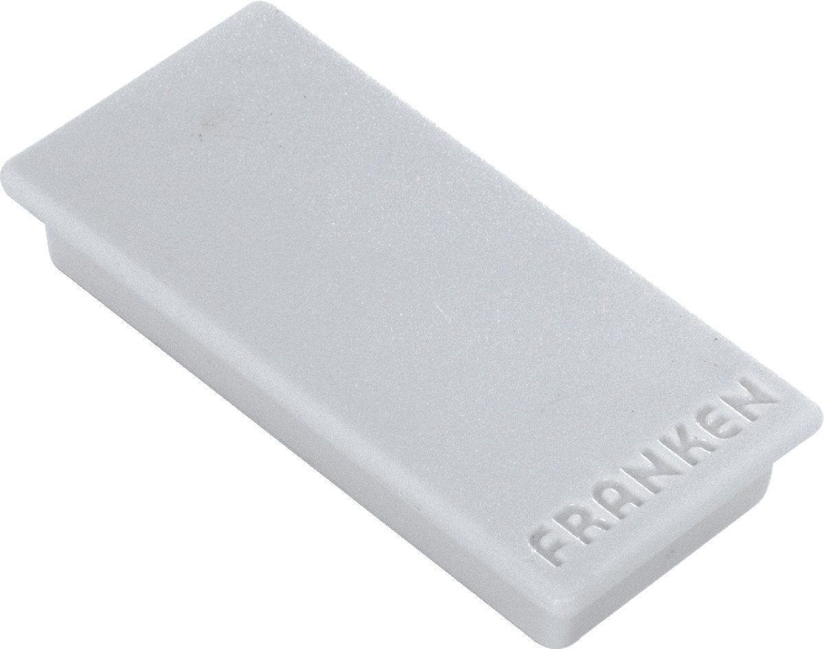 FRANKEN Magnet Haftmagnet 23mmx50mm grau VE=10 Stück