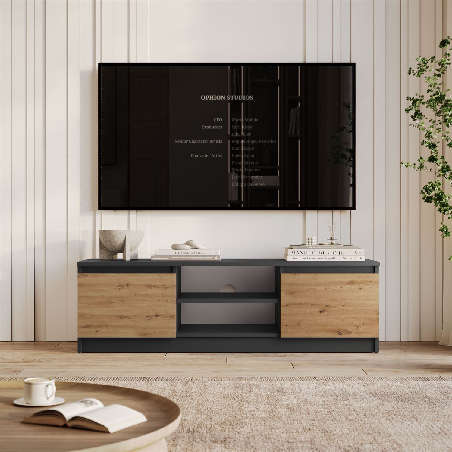 Lookway TV-Schrank HANA 120 TV-Lowboard mit günstig online kaufen