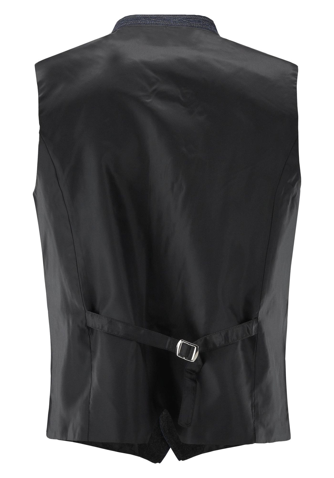 OS Trachten Trachtenweste Thoyad Slim Fit, Stehkragen, Wolle – Bild 2 von 3