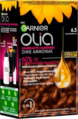 GARNIER Blondierpulver Garnier Olia dauerhafte Haarfarbe, Set, 3-tlg., Ölbasis