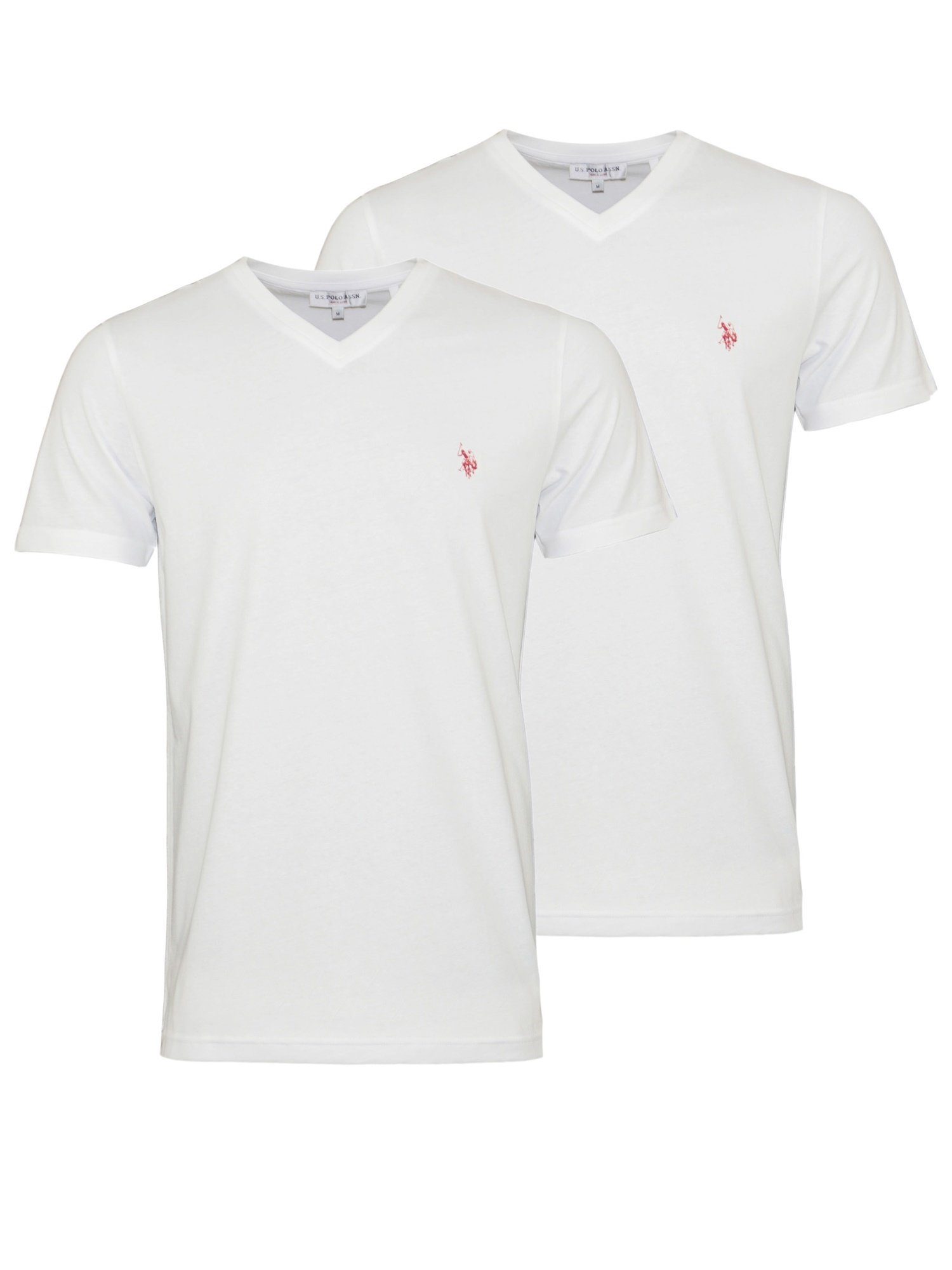 Polo T-Shirt 2er Shirts Pack Assn V-Neck T-Shirts U.S.