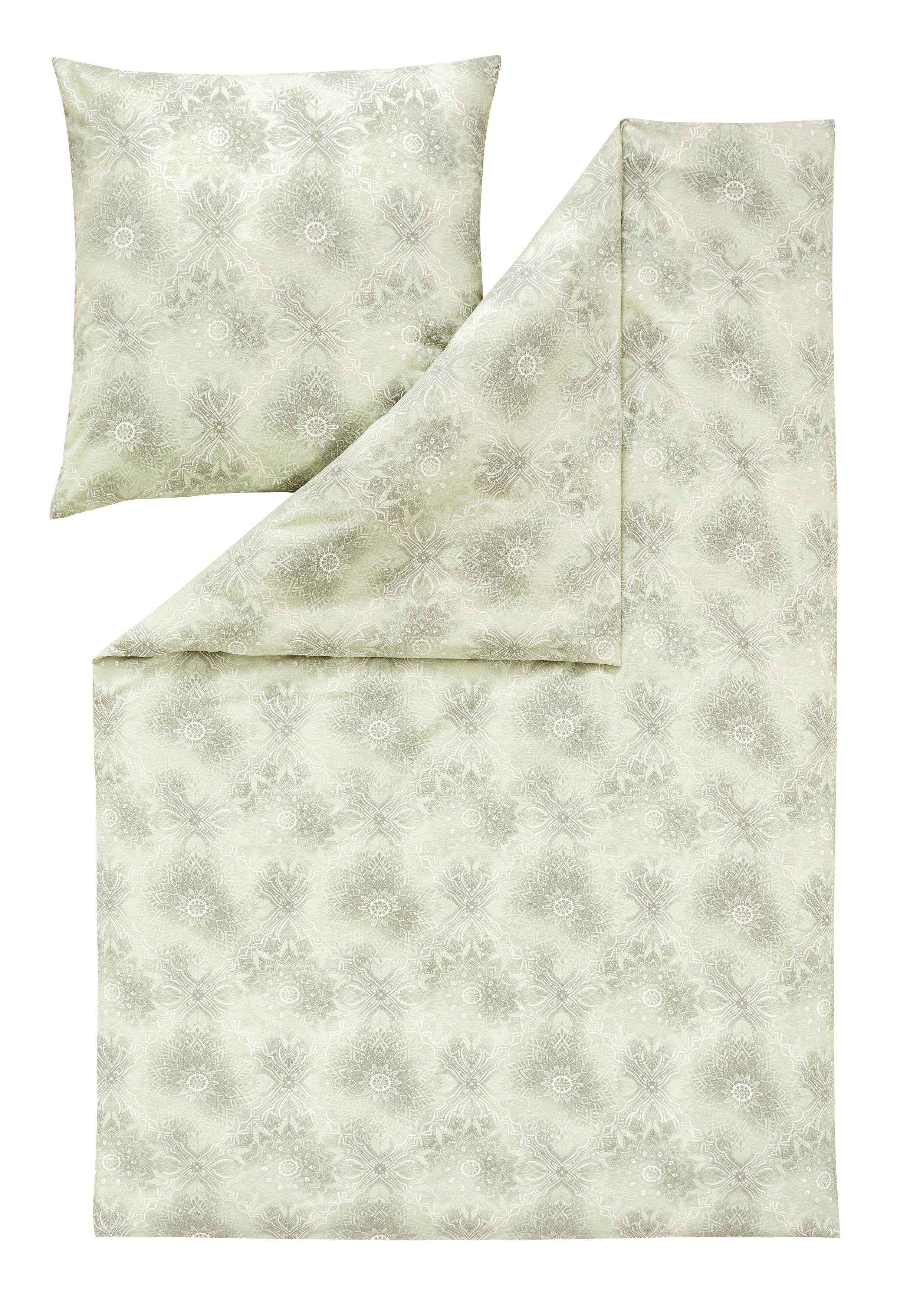 Estella Bettwäsche Estella Samt + Seide Flanell Bettwäsche 135x200 Venezia Ornamente, Flanell, 2 teilig