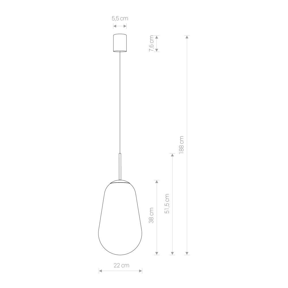 Küche Licht-Erlebnisse Leuchtmittel, elegant Esstisch Pendelleuchte Hängeleuchte ohne Glas E27 Lampe MORNA,