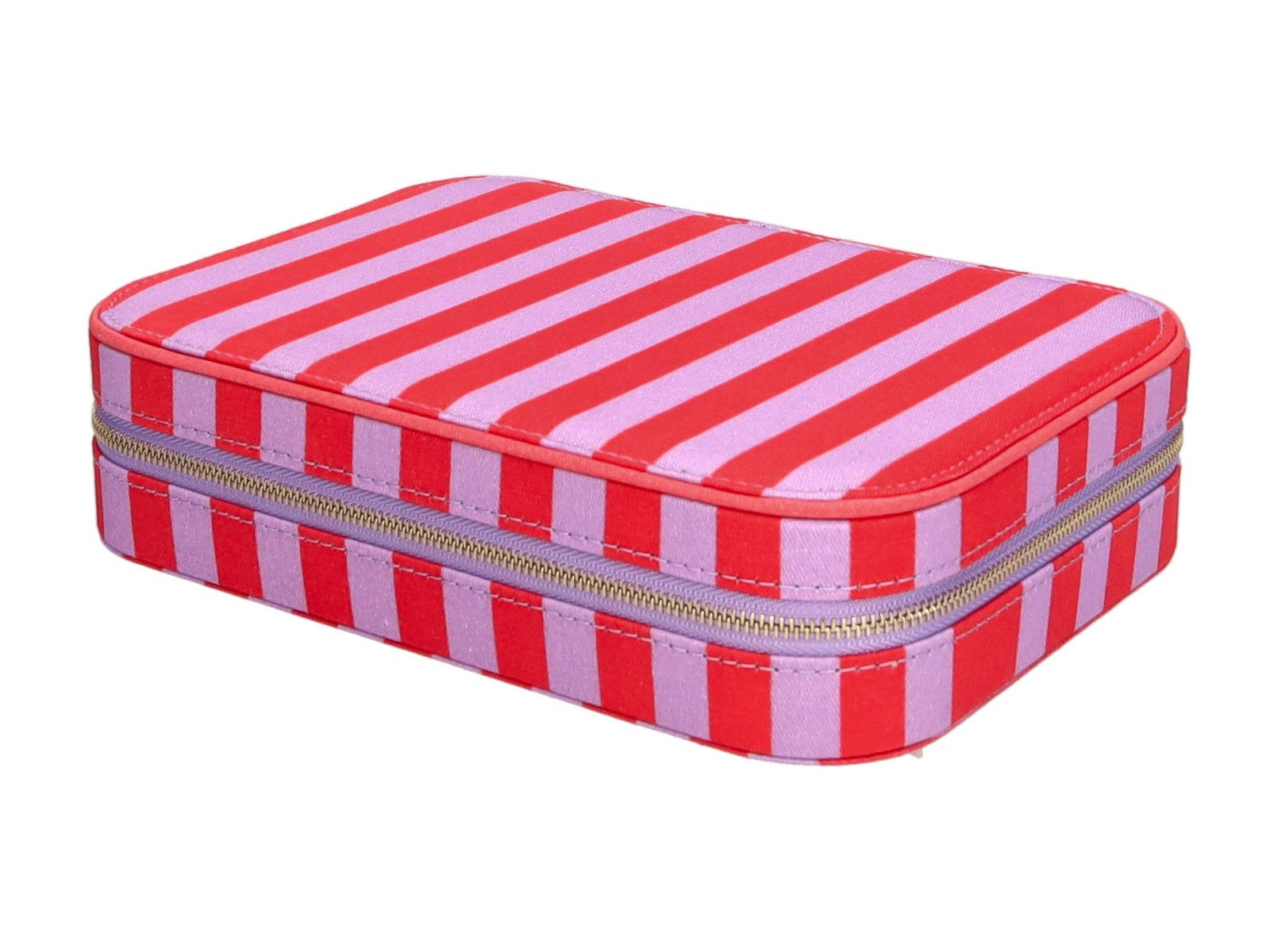 Giftcompany Schmuckablage Treasure Schmucketui M gestreift rot/lila 24cm