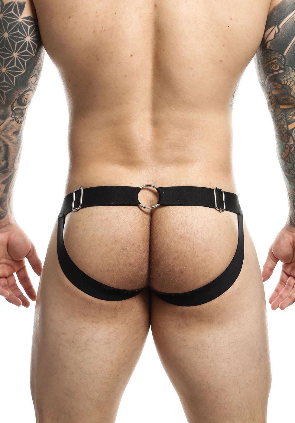 MOB Eroticwear String DNGEON Jockstrap mit Ketten Pofrei - gelb (1-St) Kettendetail am Beutel