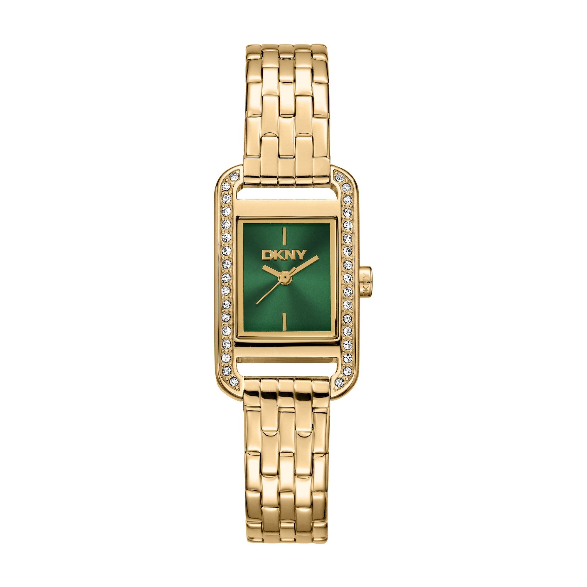 DKNY Quarzuhr Signature square Watch DK1L117M0045, Armbanduhr, Damenuhr, Edelstahlarmband, analog