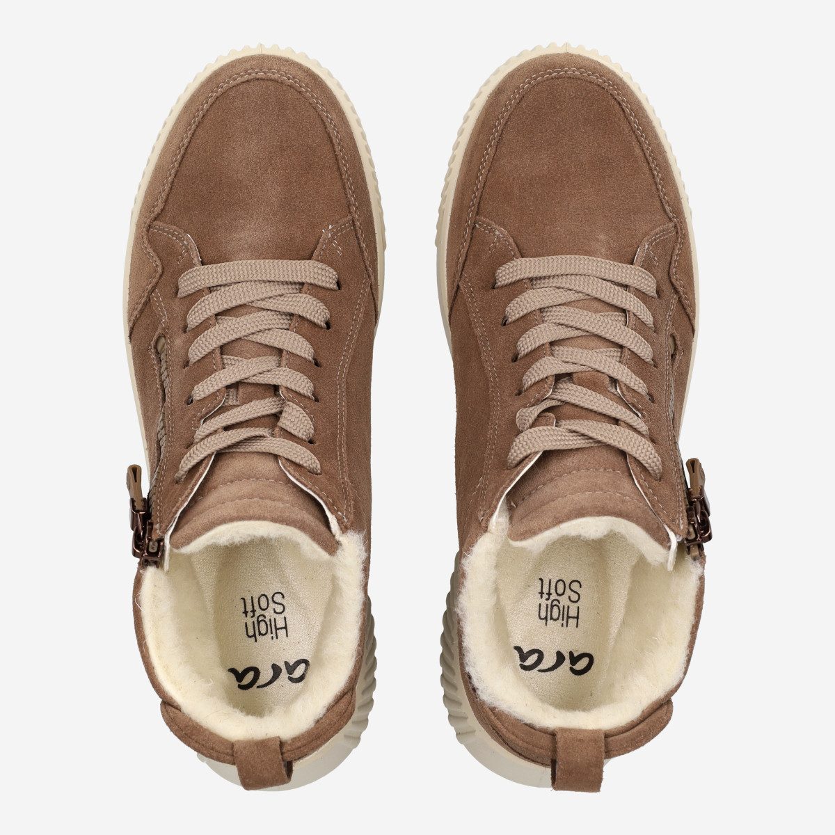 Ara Ara 26904-05 DAVOS-ST, Warmfutter, Boots in Braun für Damen Stiefel