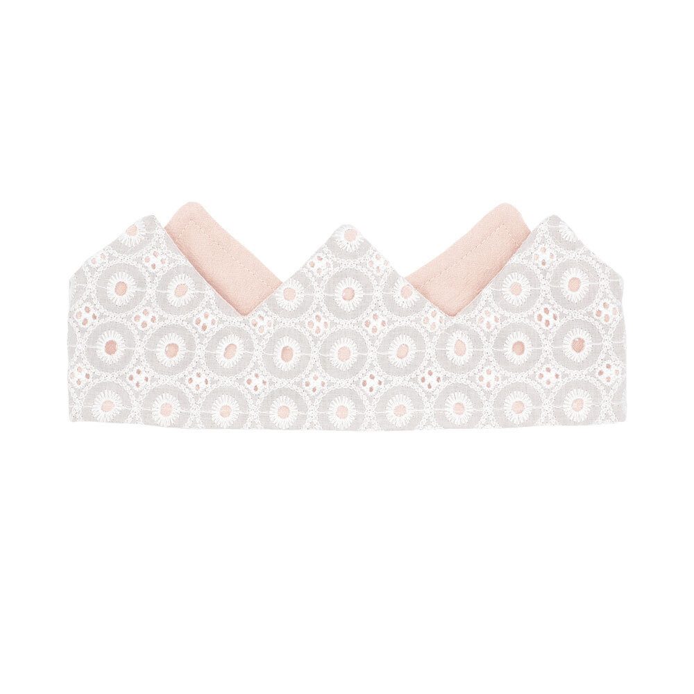 MAXIMO Stirnband MINI GIRL-Stirnband,reversible Webstoff, Lochstickerei (1-St) Baumwolljersey