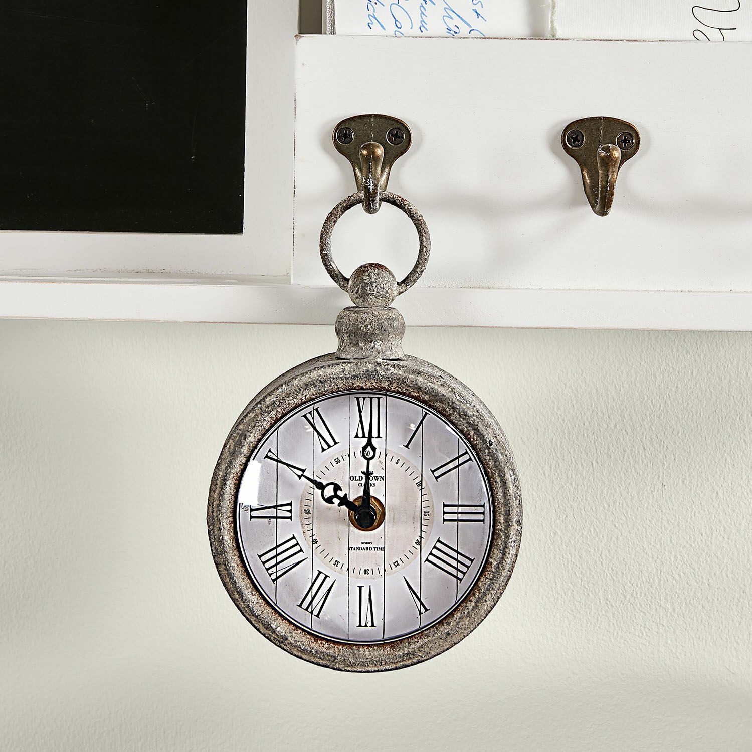 Mirabeau Wanduhr Uhr Vivacique antikgrau günstig online kaufen