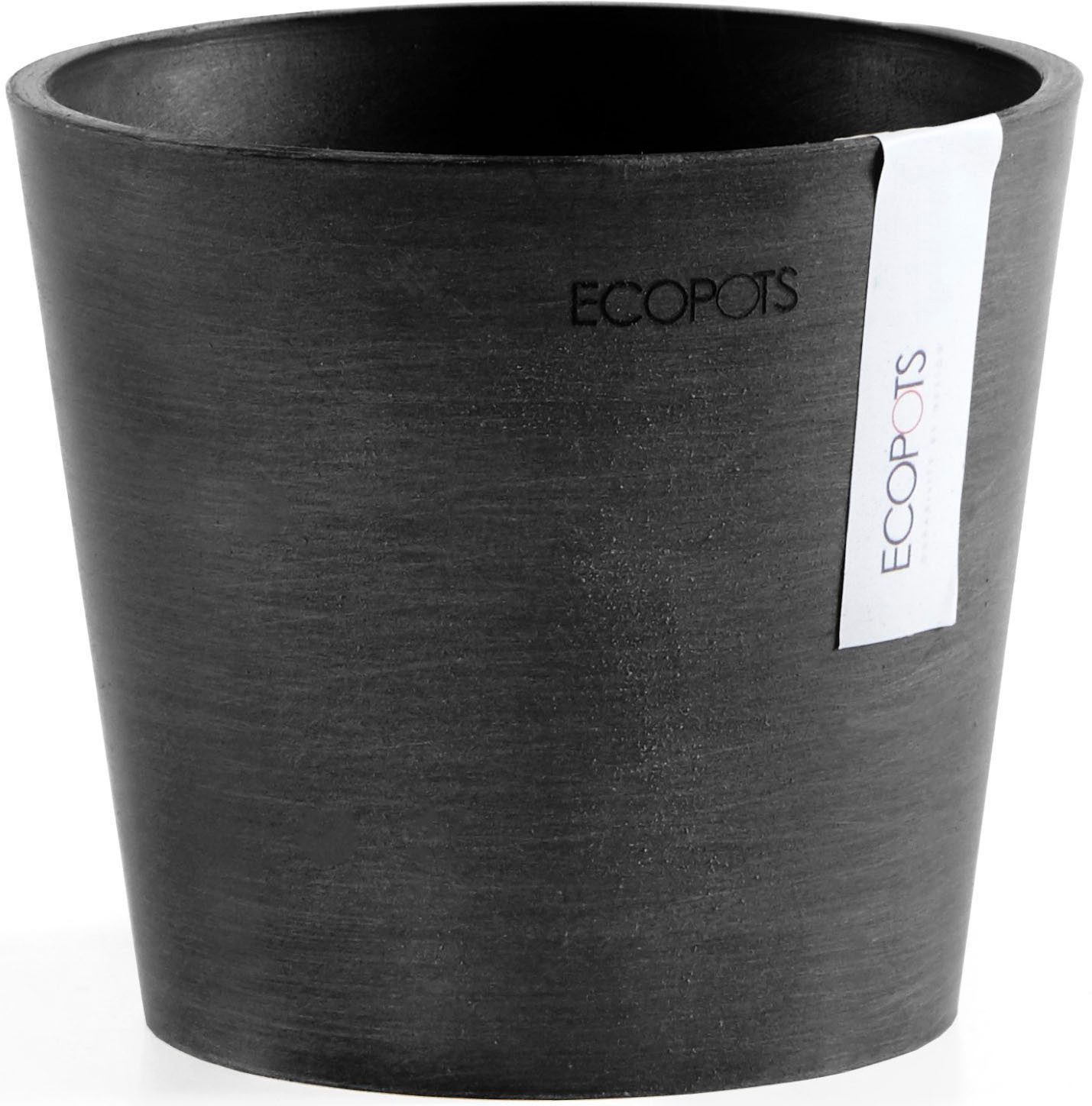 ECOPOTS Blumentopf AMSTERDAM Mini Dark Grey, BxTxH: 13x13x11,4 cm günstig online kaufen