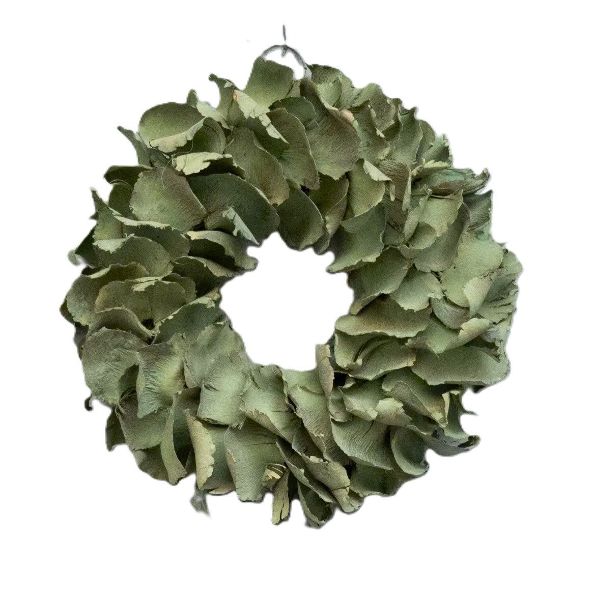 Couronne Dekokranz Kranz Deko Hängekranz Grün Klein 25 cm, Naturmaterialien in Handarbeit gefertigt