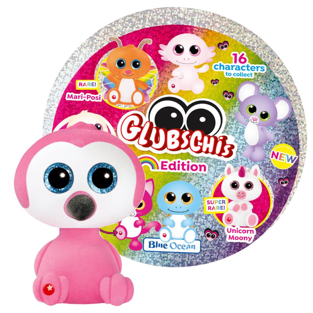 Blue Ocean Spielfigur Glubschis Sammelfiguren Rainbow Serie 6 - Glubschi Glitzer Figur, - Figur Tulpa