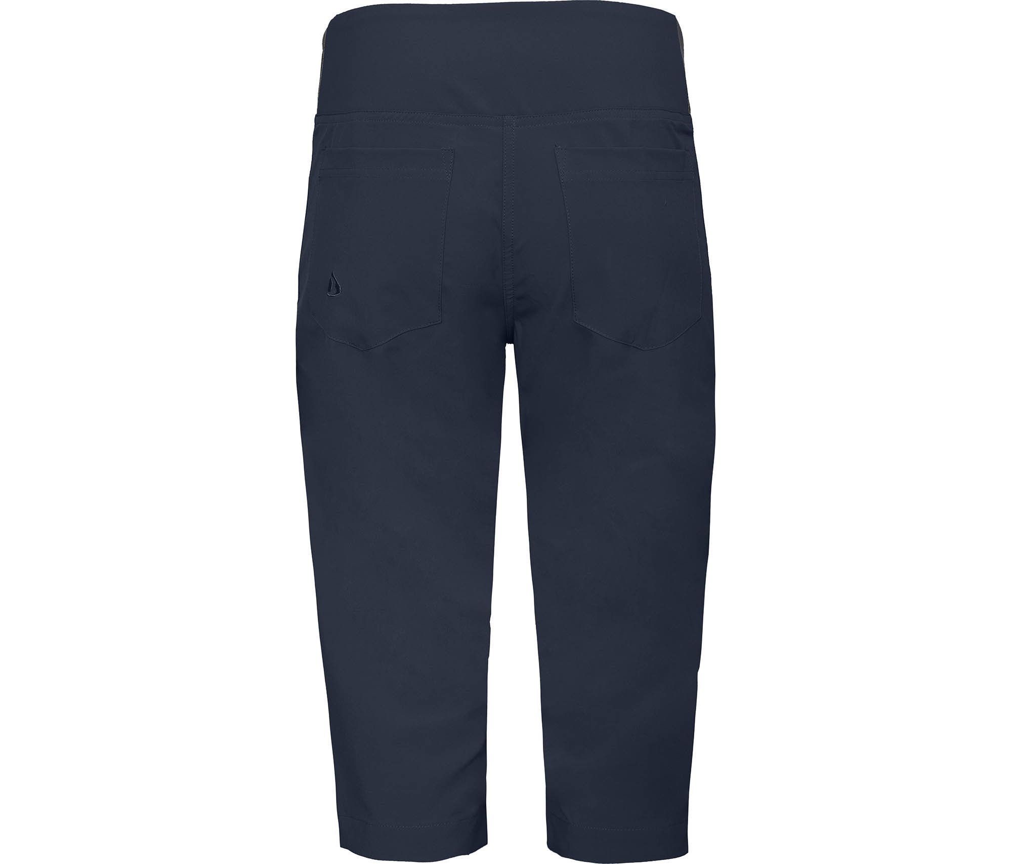 Normalgrößen, sportlich, AALBORG Bergson recycelt, Capri blau 3/4 elastisch, Outdoorhose Wanderhose, navy Damen Vario (slim)