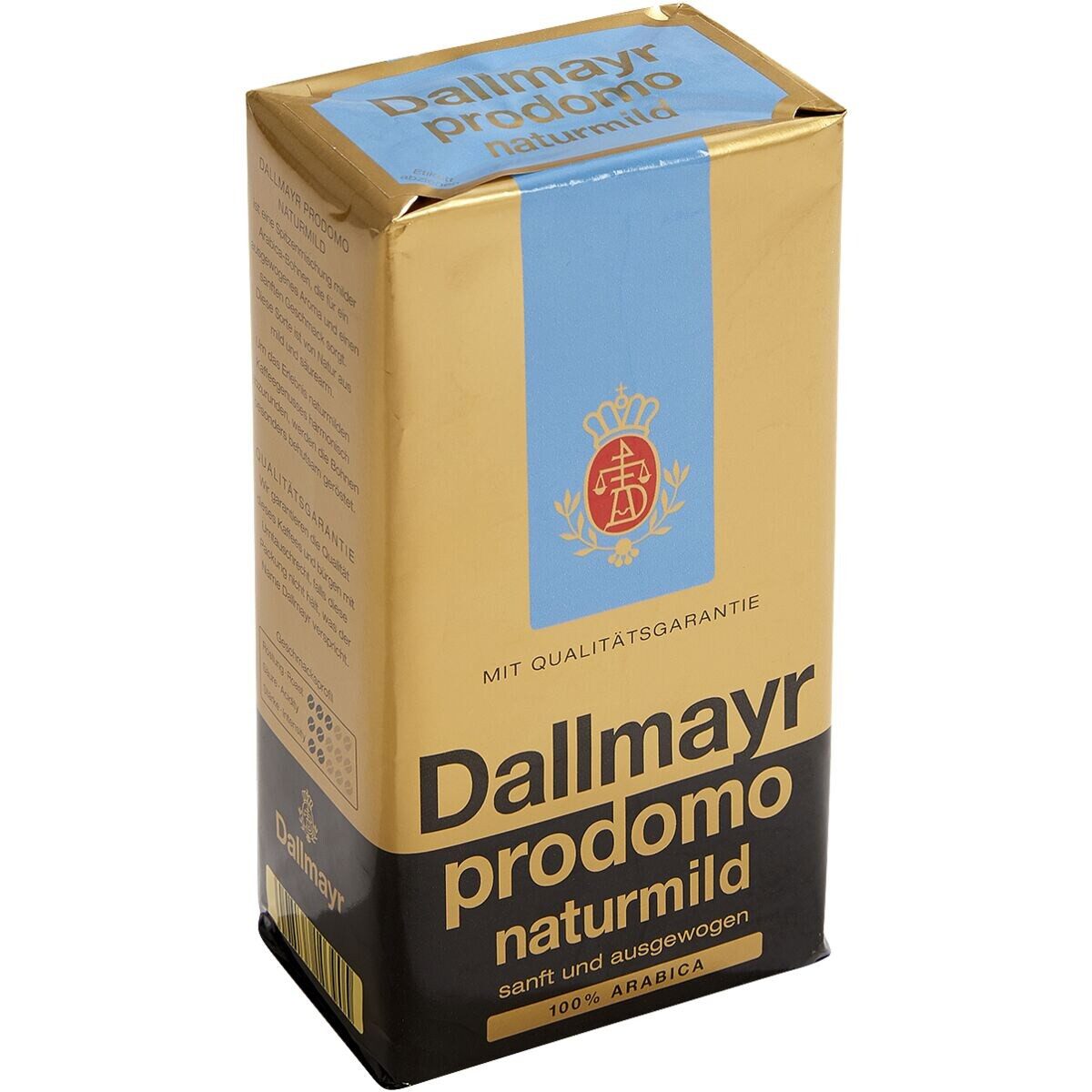 DALLMAYR Kaffee prodomo naturmild, 500 g, gemahlen