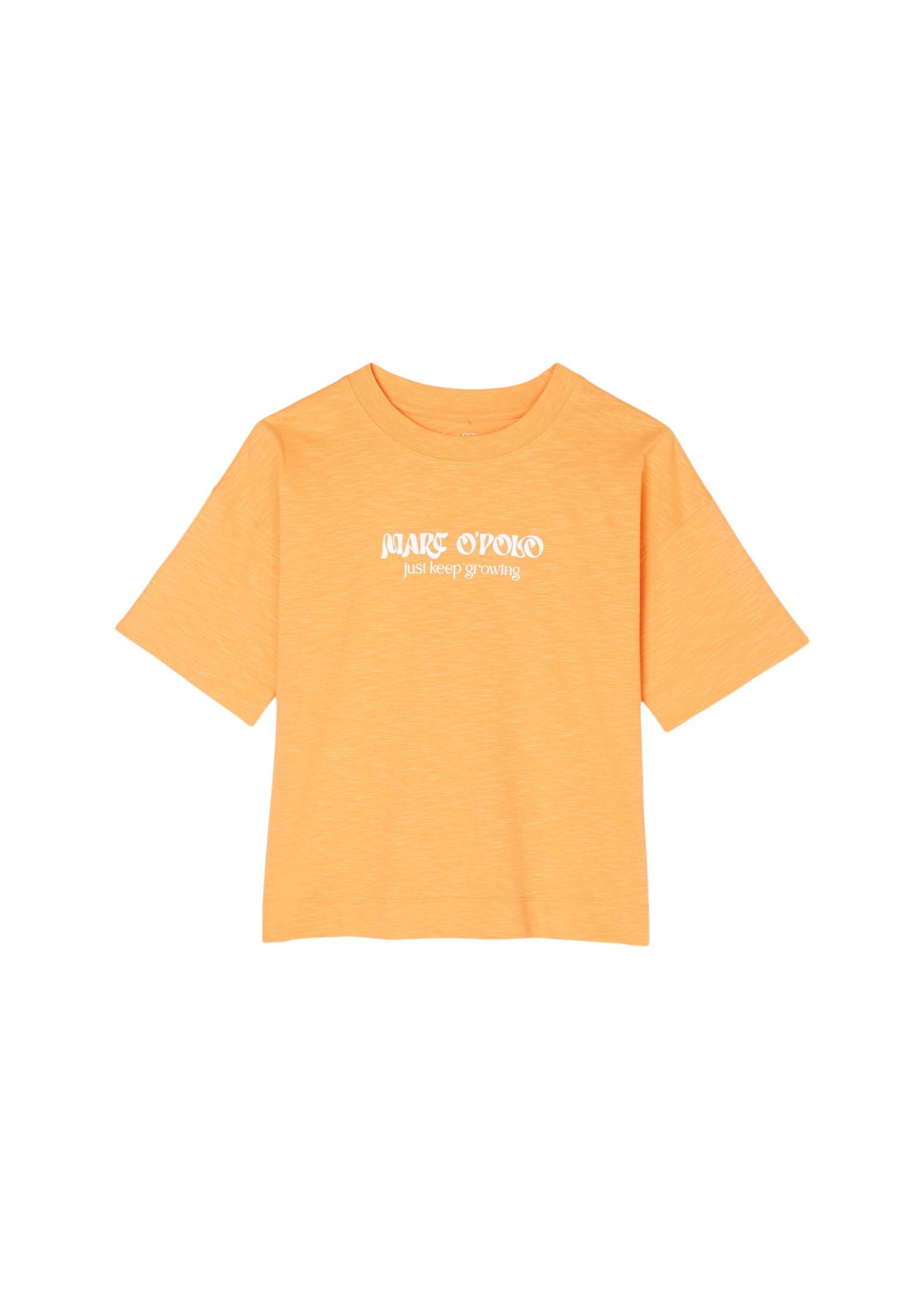 T-Shirt Marc orange O'Polo softer aus Bio-Baumwolle