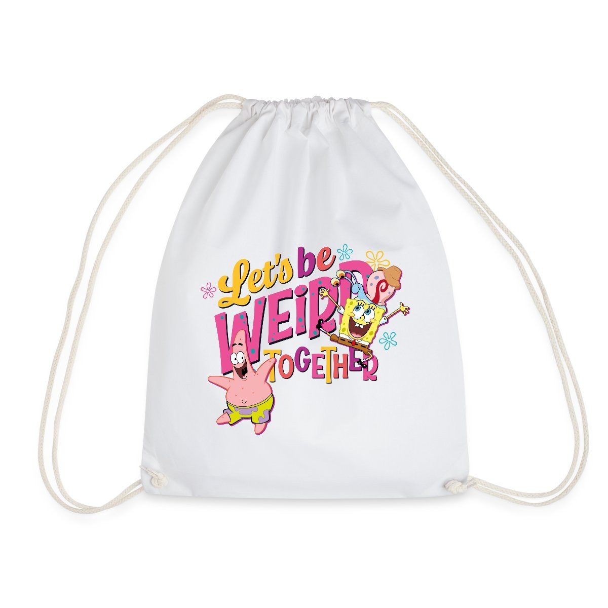 Spreadshirt Turnbeutel SpongeBob Schwammkopf Patrick Gary Freundschaft Turnbeutel (1-tlg)