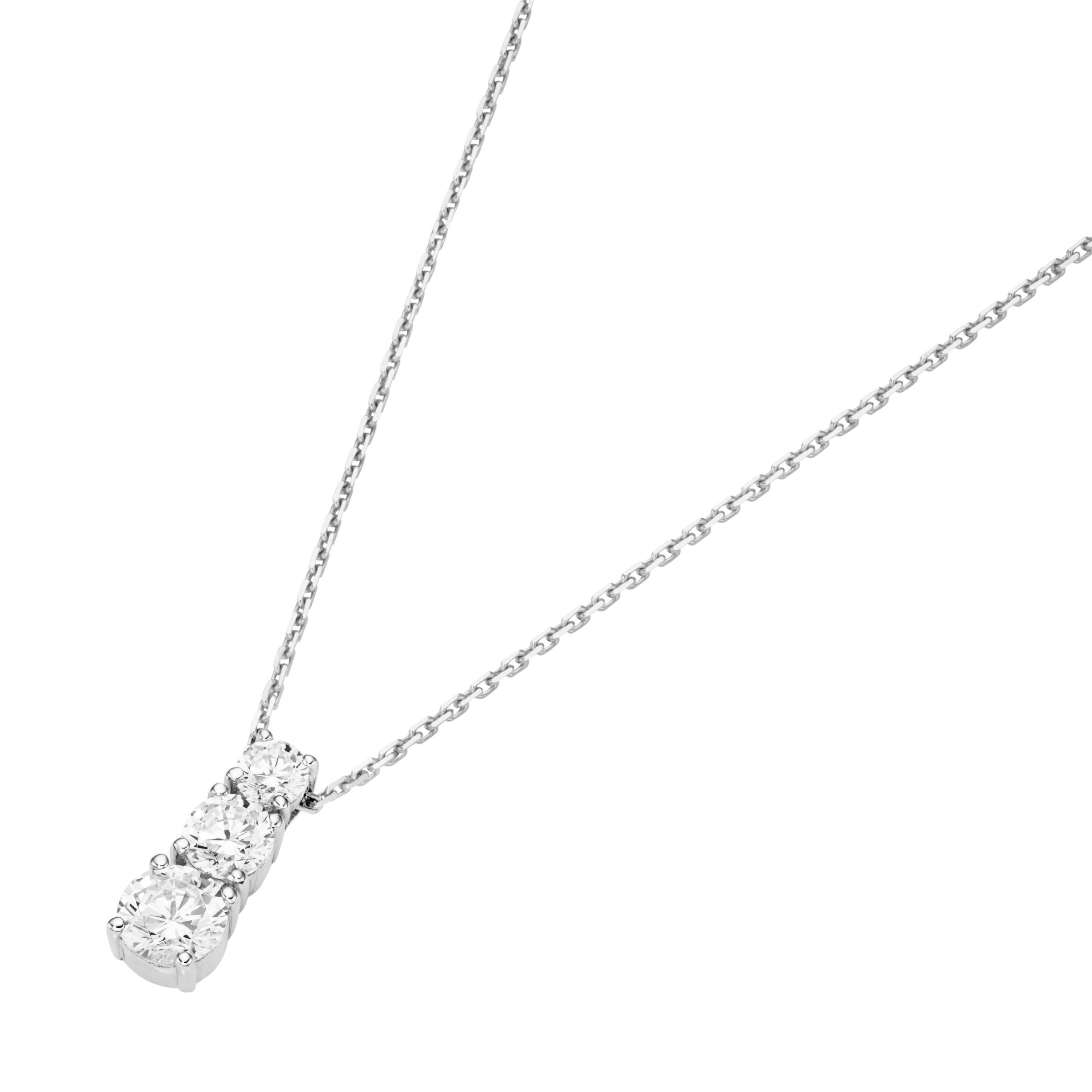 Kette mit Anhänger mit Zirkonia